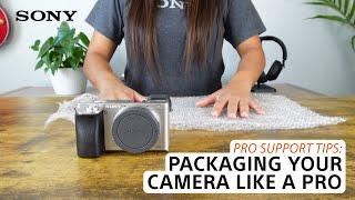 Sony  PRO SUPPORT TIPS Packaging your camera like a PRO