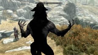 Typical Werewolf Transformation In Skyrim