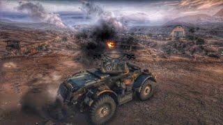 Battlefield V - Staghound T17E1 TANK AGGRESSİVE GAMEPLAY