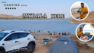 Day camping near lake  ಮೈದಲ ಕೆರೆ #camping #campervan #lake