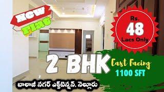 Discover Your Dream Home 2 BHK New Flat with Woodwork for Sale in Balajinagar extension Nellore