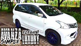 CONCEPT ELEGANT SIMPLE YANG ADA PADA AVANZA LUXURY  CUKUP MODIF GANTI VELG AJA