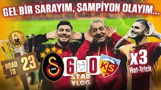 İCARDİ ATTI BABAMLA ÇILDIRDIK ŞAMPİYONLUK YÜKLENİYOR...  Galatasaray 6 - 0 Kayserispor vLog