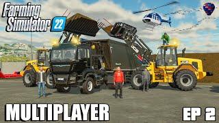 Selling 1.500.000L of CORN SILAGE  Community Multiplayer  Farming Simulator 22  Episode 2