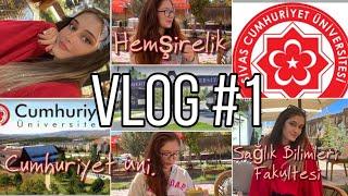 5 DK’da CUMHURİYET ÜNİVERSİTESİNİ GEZİYORUZ   HEMŞİRELİK #ünivlog #scü