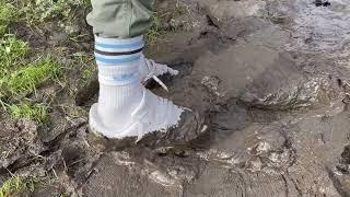 Mud and a Creek Nike Air Force 1 & Adidas ZX 8000