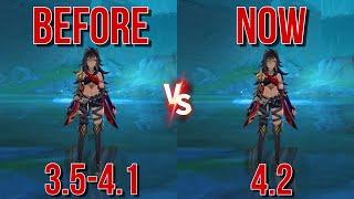 Did Furina Really Fix Dehya in 4.2?? Dehya Before vs Now Comparisons Is She Now Better & Stronger??