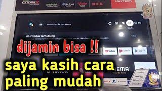 Cara Mencari Siaran Digital di TV Android Polytron