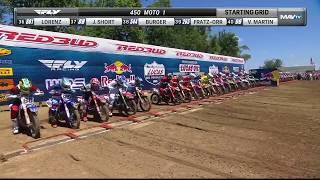 RedBud 450 Moto 1 Holeshot