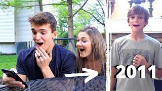 Reacting to MY FIRST YouTube Video 