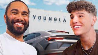 A Day w The CEO of The FASTEST GROWING Fitness Brand YoungLA