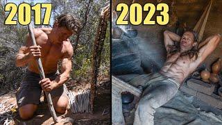 Six Years of Primitive Hut Living last video of the year