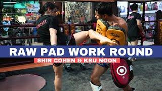 Muay Thai Padwork With Female Fighter Shir Cohen