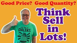 Good Price and Good Quantity?  Think About Selling Books in Lots With My Recent Lot Score Example
