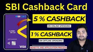 SBI Cashback Credit Card Benefits  5% Cashback Credit card  How to apply SBI cashback card online