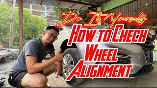 How to Check Wheel Alignment  Do It Yourself  MG5 Wheel Alignment after 3.5 Years