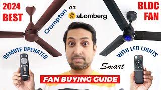 Best BLDC ceiling fan in india 2024  Crompton Hyperjet vs Atomberg Renesa Ceiling Fan buying guide