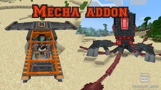 Mecha addon in Minecraft pe 1.17