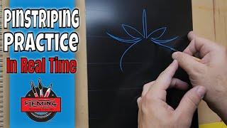 Pinstriping Practice Design In Real Time Part 1 of 3