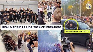 Real Madrid Players Crazy 36th La Liga Title Celebrations 2024
