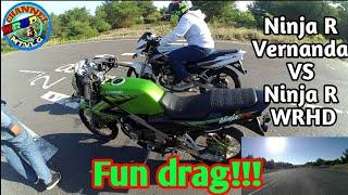 Ninja R WRHD VS Ninja R Vernanda landasan pacu....#43