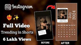 Birthday Coming soon Instagram story idea#viral #trending #shorts #instagramstoryideas #birthday