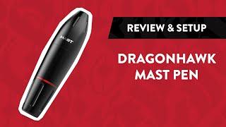 Dragonhawk Mast Pen Tattoo Machine  Review & Setup