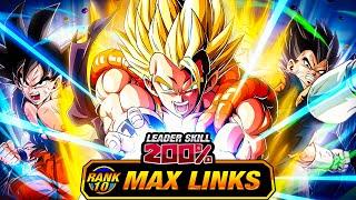 *NEW* BEST UNIT IN DOKKAN HISTORY ALREADY LEVEL 10 LINKS 100% EZA LR TEQ SSJ GOGETA Dokkan Battle