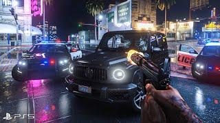 ⁴ᴷ⁶⁰ GTA 6 PS5 Graphics? Action Gameplay - Pacific Bank Heist Ray Tracing Graphics  GTA V Mod