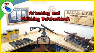 Ultimate DIY Gunsmith Bench Build  Finishing the butcher block