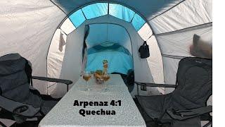 Обзор-отзыв. Палатка из Декатлона Arpenaz 41 Quechua