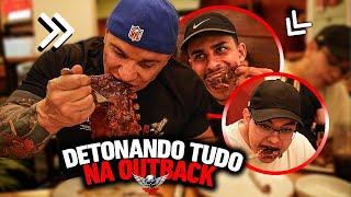 FABIO GIGA  COSTELINHA E GELEIA DEVORANDO TUDO NA OUTBACK - PESSOAL FICOU ASSUSTADO