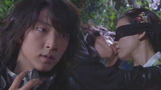 Lee Jun Ki  Han Hyo Joo Sweet Blind Kiss｜이준기 한효주 눈 가리고 ‘키스’ @일지매 15회 20080709