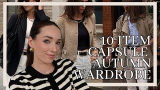 HOW TO BUILD A 10 PIECE CAPSULE AUTUMN WARDROBE  Classic Old Money basics & my wardrobe essentials