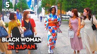 5 hours of Walking in Tokyo as a Black Woman  How Do Japanese Treat Black Women? Black in Japan