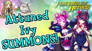 Fire Emblem Heroes Attuned Ivy and Rearmed Hortensia Summons