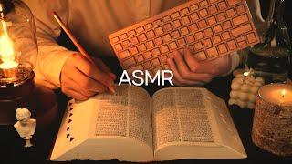 ASMR Satisfying Writing Page Turning Keyboard Typing 이건 수면제 영상입니다