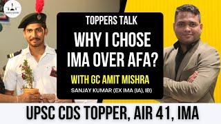 CDS Topper Interview I Amit Mishra   AIR 41 IMA I SAVDA #CDS #GC #Recommended #CDStopper #NDA #SSB