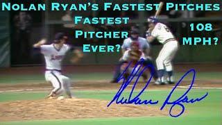 Nolan Ryans Fastest Pitches  Fastball Highlights & Pitching Mechanics - 108 MPH?