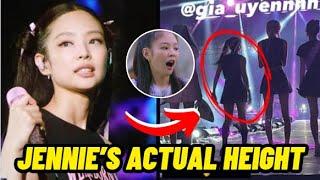 BLACKPINK Jennie’s actual height revealed  Jennie spark discussions about the idol’s real height