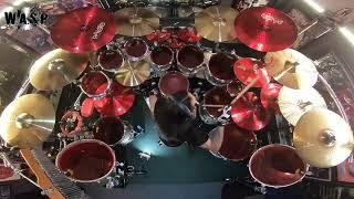 Aquiles Priester Drum Cam Playing W.A.S.P. Chainsaw Charlie Murders in the New Morgue #wasp