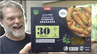 Coles Made Easy Curried Sausages Taste Test