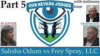 Salisha Odum vs Frey Spray LLC Part 5 June 5 2023