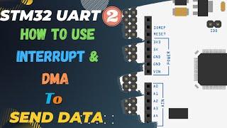 STM32 UART #2  Use Interrupt & DMA to send Data