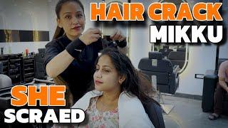 Asmr hair cracking head massage therapy by Mikku barber to reduce instant  headache