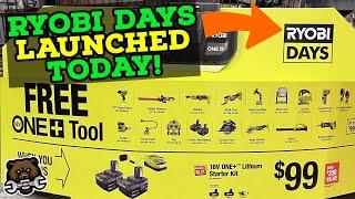 Ryobi Days Start... TODAY