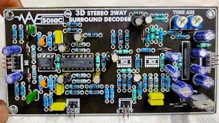 New Stereo Surround Board For 5.1 Amplifier  Micro Controller Based Decoder with Best Output 