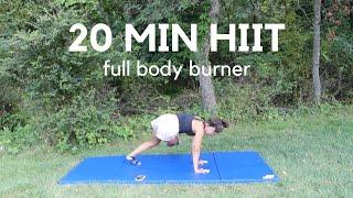 20 Min FULL BODY HIIT CARDIO Workout - At Home No Equipment