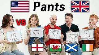 American vs British English Word Differences US vs England Ireland Wales Scotland Ireland