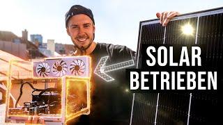 Bitcoin Mining mit Solar Anlage keine Stromkosten 